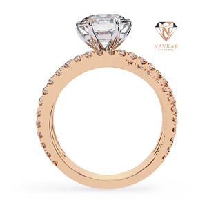 Bague de fiançailles en moissanite la plus vendue pour femmes, en argent sterling 925 massif, bague de promesse de mariage, bijoux fins disponibles à la vente - Product Image 1