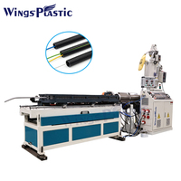 Ligne de production de tuyaux ondulés HDPE 10-20m/min, technologie allemande, machine de fabrication de tuyaux ondulés en PE PVC haute vitesse