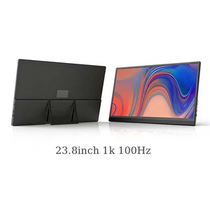 Monitor portátil de segunda pantalla con doble pantalla LED LCD IPS RGBs HDR de 23.8 pulgadas, 1080P, 1K, 100Hz, disponible en fábrica. - Product Image 2
