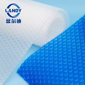 ผ้าคลุมสระว่ายน้ำ Landy สีฟ้า ผลิตจากฟิล์ม PE หนาพิเศษ ป้องกันฝุ่น ป้องกันรังสียูวี สำหรับสระว่ายน้ำ - Product Image 2