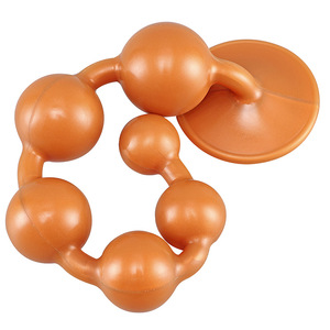 Liquid Silicone Oversized Dragon Ball Anal Expansion Plug Suction Cup Backward Wear <b>Adult</b> <b>Toys</b> Female Sex - Product Image 4