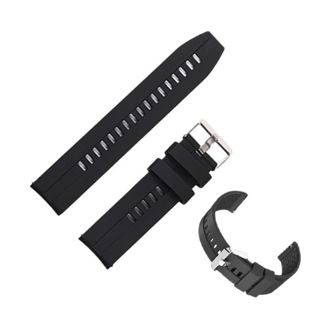 Universal Fashion Smart Watch Band Silicone Strap for GT2/GT3//Watch3 Quick-Release Spring Bar Buckle 20-24mm Width