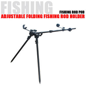 Trípode de aluminio ajustable para caña de pescar, soporte para caña de pescar de carpa, disponible en China - Product Image 6