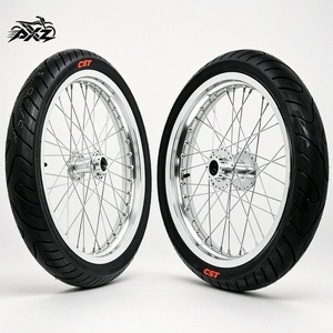 Cerchi Supermoto Cromati da 17 Pollici per Surron Light Bee X LBX, Cerchioni Argento 70/90-17 90/80-17, Kit Pneumatici ad Alte Prestazioni CNC - Product Image 2