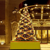 Lilian Custom ized High Quality Vor beleuchteter Weihnachts baum Riesige PVC-Zweige 8m 10m 12m Höhe Neues Design Beleuchteter Weihnachts baum