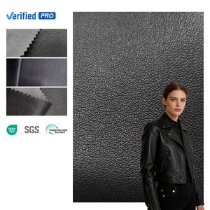 Pelle Sintetica Nera in Poliestere Senza PFAS, Morbida Pelle PU Elasticizzata con Retro in Maglia per Giacche, Guanti e Abiti Personalizzati - Product Image 1