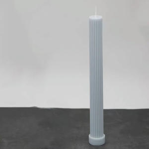 Groothandel Geurkaarsen Diner Kaarsen Lange Staaf Gestreepte Was Voor Romantische Dating - Product Image 3