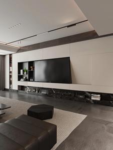 La UNIDAD DE TV montada en la pared entera del diseño moderno coloca los muebles de la sala de estar Gabinetes DE LA TV - Product Image 5