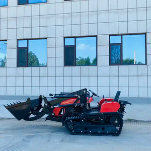 Mini tractor sobre orugas maquinaria agrícola bulldozer Equipo Mini cultivador sobre orugas para la venta - Product Image 2