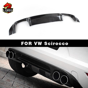 แผ่นกระจายแสงด้านหลังสไตล์3D สำหรับ Volkswagen <span class=keywords><strong>Scirocco</strong></span> R 2014-ON แผ่นกระจายแสงกันชนหลังคาร์บอนไฟเบอร์สำหรับ VW - Product Image 2