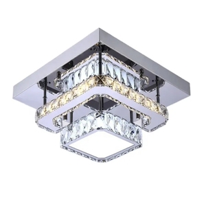 Lampes de lustre en cristal modernes de nouveau style Plafonnier led de forme carrée intelligente pour le salon - Product Image 6