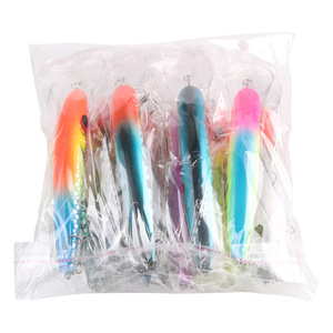 Plongée profonde vive 8M + Big Minnow Wobbler 10 leurres de pêche de couleur simulent la pêche à la traîne de flexion pour les poissons carnivores d'eau douce - Product Image 6