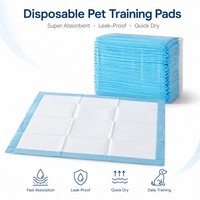 Almohadillas de Entrenamiento para Perros Azules, Súper Absorbentes con Núcleo SAP, Secado Rápido, Base de PE Antifugas, Desechables, Venta al por Mayor OEM