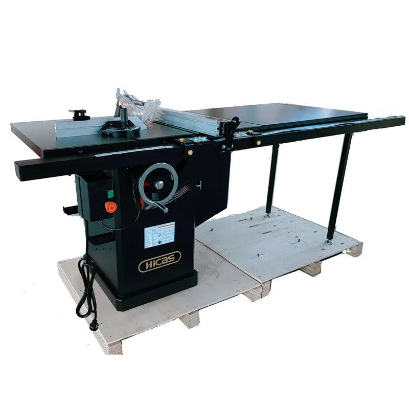 HICAS-Heavy Duty Cast Iron Table Saw, Cabinet, High Precision, 10"