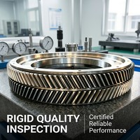 Engrenage hélicoïdal double à couple élevé, robuste, 67 dents, pour four rotatif à granulés de minerai de fer dans l'industrie sidérurgique, directement de l'usine OEM