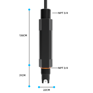 Sonde ORP industrielle pour environnement -2000mV~2000mV 0.5 pour eau pure, eaux usées, irrigation agricole, eau potable - Product Image 3