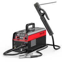 Soudeuse haute fréquence multi-processus MIG/MMA/Lift TIG 3-en-1, machine à souder 220V avec contrôle numérique LCD, soudeuse sans gaz à fil fourré
