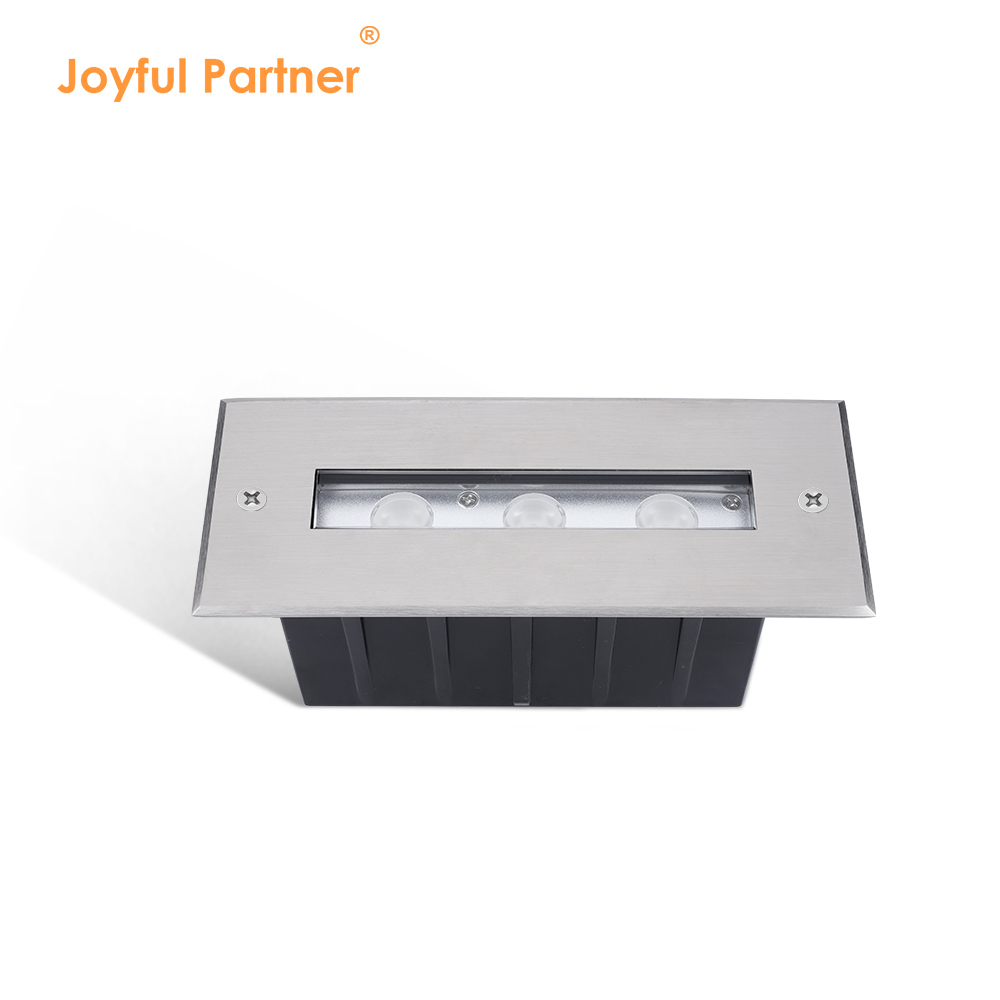 IP68 Stainless Steel Swimming Pool Light 3W/6W RGB Single Color Underwater Linear Wall Washer Plastic Mounting Sleeve Dimmable