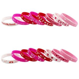 เทศกาลกำไลข้อมือวันวาเลนไทน์ กำไลข้อมือสุดพิเศษสำหรับวันหยุด ผู้ผลิตกำไลยางแบบกำหนดเอง - Product Image 4