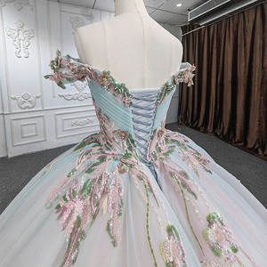 Jancember 9964 Vestidos de Fiesta Elegantes con Flores y Hombros Descubiertos, Vestidos de Noche con Escote Corazón - Product Image 6