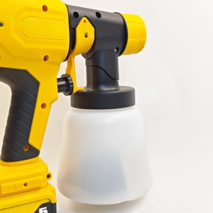 <span class=keywords><strong>Pistola</strong></span> de Pintura Inalámbrica Dew, Flujo de Aire de 160 L/min, 200-250 mm, Pulverizador de Pared Industrial de Alta Atomización - Product Image 6