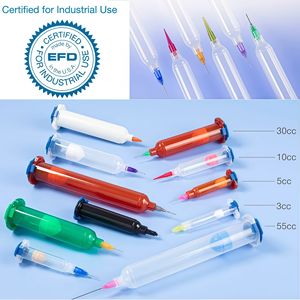 Nordson EFD 1/2 ''0.5 Inch 14G 15G 16G 18G 20G 21G 22G 23G 25G 27G 32G baja anti karat jarum presisi Tips pengeluaran - Product Image 5