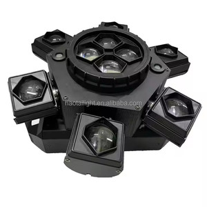 6-cánh tay ong mắt ánh sáng laser RGBW phát ra màu sắc 10W-150W Điện di chuyển đầu chùm đèn với DMX512 điều khiển cho Câu lạc bộ đêm KTV - Product Image 1