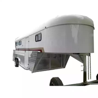 Remorque pour chevaux TrailBlaze Deluxe avec logement, cuisine, salle de bain, en acier galvanisé, remorque personnalisée