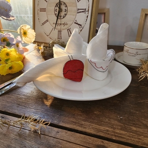 Serviettes de cocktail en lin français pur mariage rose bleu brûlé <span class=keywords><strong>orange</strong></span> vert beige blanc serviettes en lin personnalisées linge de table - Product Image 6