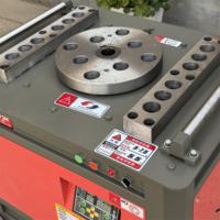 Cintreuse automatique de barres d'armature GW45 CNC pour barres d'acier de 4-32/36 mm avec commande numérique et roues