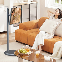 Téléviseur intelligent Android LED HDTV 27 pouces 128 Go avec haut-parleur intégré sur roulettes Portable