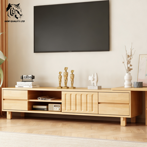 Mueble de TV de Madera Ecológico Moderno con Logotipo Personalizado, Precio de Mayoreo de Proveedor Chino, MOQ Pequeño, para Sala de Estar y Dormitorio - Product Image 3