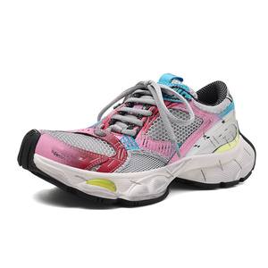 <span class=keywords><strong>Mocasines</strong></span> para Hombre y Mujer, Parte Superior de Malla Flexible, Cierre con Cordones, Suela Roja, Zapatos para Primavera, Verano y Otoño - Product Image 5