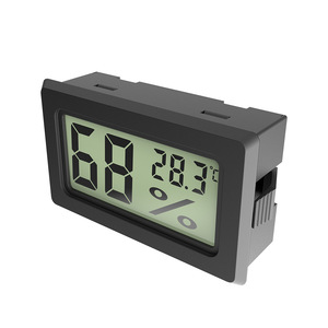 Mini medidor inalámbrico de temperatura y humedad Pantalla digital integrada para el cuidado de mascotas de escalada en interiores y exteriores con interruptor CF - Product Image 3