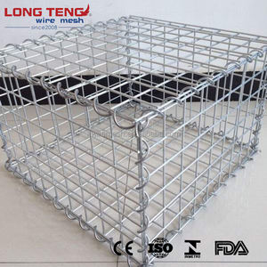 100X80X30Cm kaynaklı gabionlar/<span class=keywords><strong>Gabion</strong></span> taş çit/11 ölçer galvanizli kaynaklı tel örgü gabionlar - Product Image 4