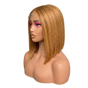 Wholesale Double Drawn 2x4 2x6 4x4 for HD <b>Lace</b> <b>Wig</b> Raw Vietnamese Hair Virgin Cuticle Aligned Highlight Blonde <b>Wigs</b> - Product Image 1