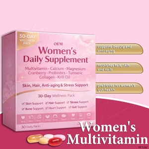 Suplemento Multivitamínico Diario para Mujeres, Paquete <span class=keywords><strong>de</strong></span> 30 Días, con Calcio, Magnesio, Cúrcuma y Probióticos para la Salud Ósea, Apoyo Intestinal y Aumento <span class=keywords><strong>de</strong></span> Energía - Product Image 5
