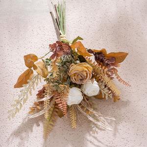 باقة زفاف صغيرة مصنوعة يدويًا عالية الجودة مصنوعة يدويًا من Han <span class=keywords><strong>Indium</strong></span> وhan <span class=keywords><strong>Indium</strong></span> وتزيين جدران عيد الأم - Product Image 6