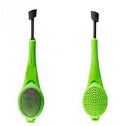 Infuseur à thé portable pour la maison, filtre à feuilles de thé en vrac, diffuseur en plastique, cuillère pour une utilisation en déplacement DD22-352