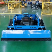 Machine à déneiger robotisée autonome, pousse-neige électrique télécommandé avec pelle, équipement robotique de déneigement