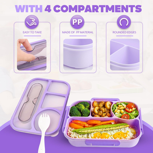 Wholesale Custom Logo Kids Reusable Bento <b>Lunch</b> <b>Box</b> OEM ODM Portable School <b>Lunch</b> Container with Private Label Packaging - Product Image 5