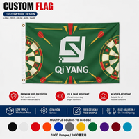 Drapeaux publicitaires pour événements promotionnels Drapeaux personnalisés avec logo Impression personnalisée double face