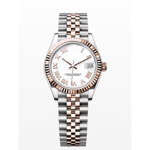 2813 31mm Quality Automatic <b>Watch</b> Silver Stainless Steel Bracelet Luminous Calendar 3A <b>Mechanical</b> Wristwatch for Women - Product Image 2
