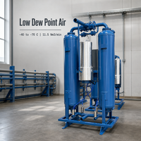 Sécheur d'air comprimé déshydratant industriel DM110MR avec une capacité de 11,5 Nm3/min pour la purification de l'air et les machines pneumatiques