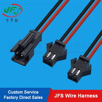 Harnes kabel elektronik otomotif kustom harnes kawat Android 1 perempuan ke 2 laki-laki kabel pemisah konektor Jst SM