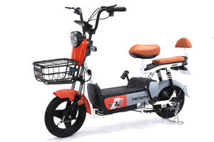 Bicicleta Eléctrica Urbana con Cuadro de Acero, Batería de Plomo-Ácido de 48V, Motor sin Escobillas de 3 Velocidades con Sensor en el Buje Delantero para Pantalla Digital, 350W 576Wh - Product Image 4