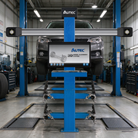 Aligneur de roues 3D AUTEC ATW-A20 1,3 MP avec plateau tournant en acier moulé, pince à quatre points et affichage numérique LED – Équipement d'alignement de roues