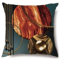 Housse de coussin décorative géométrique abstraite en velours doux, motif marbre luxueux, pour salon