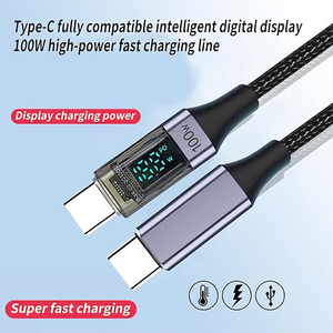 Intelligente digitale display PD100W supersnelle oplaadkabel <span class=keywords><strong>USB</strong></span>-C naar C met 60W slimme oplading voor <span class=keywords><strong>laptop</strong></span> en meerdere apparaten - Product Image 3