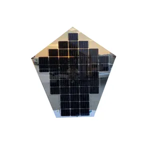 New Product 74kg Glass Solar Panel Mono Half Cut Solar Panel 2555*1833*5+5mm Glass Solar Panel For Home Use